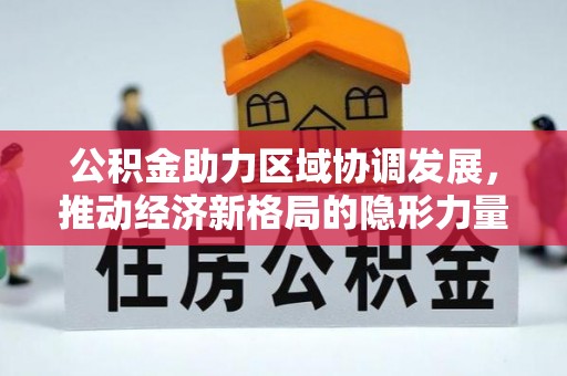 佛坪公积金助力区域协调发展，推动经济新格局的隐形力量