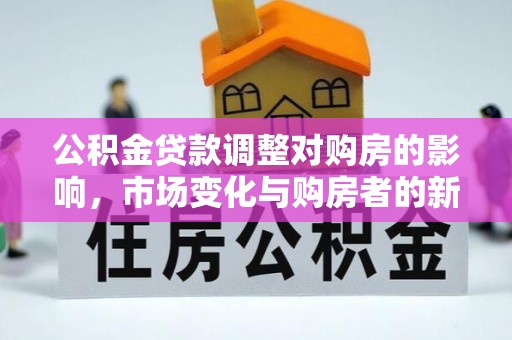 佛坪公积金贷款调整对购房的影响，市场变化与购房者的新选择